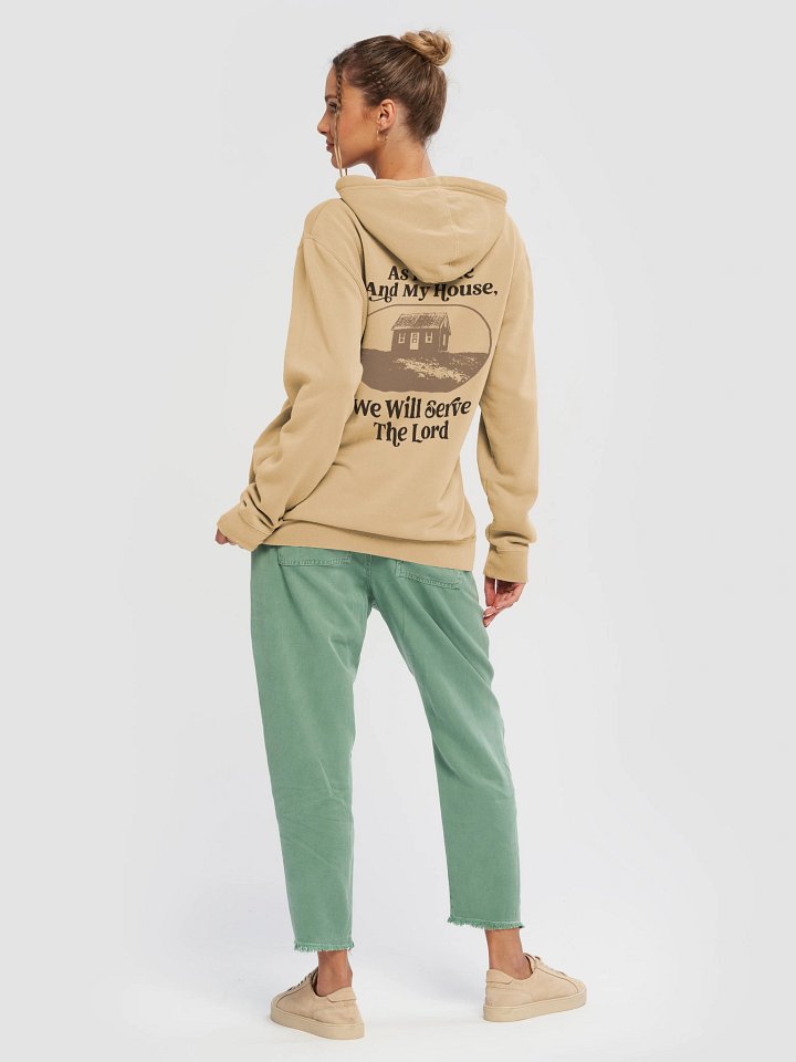 As For Me And My House Pigment Dyed Hoodie product image (2)
