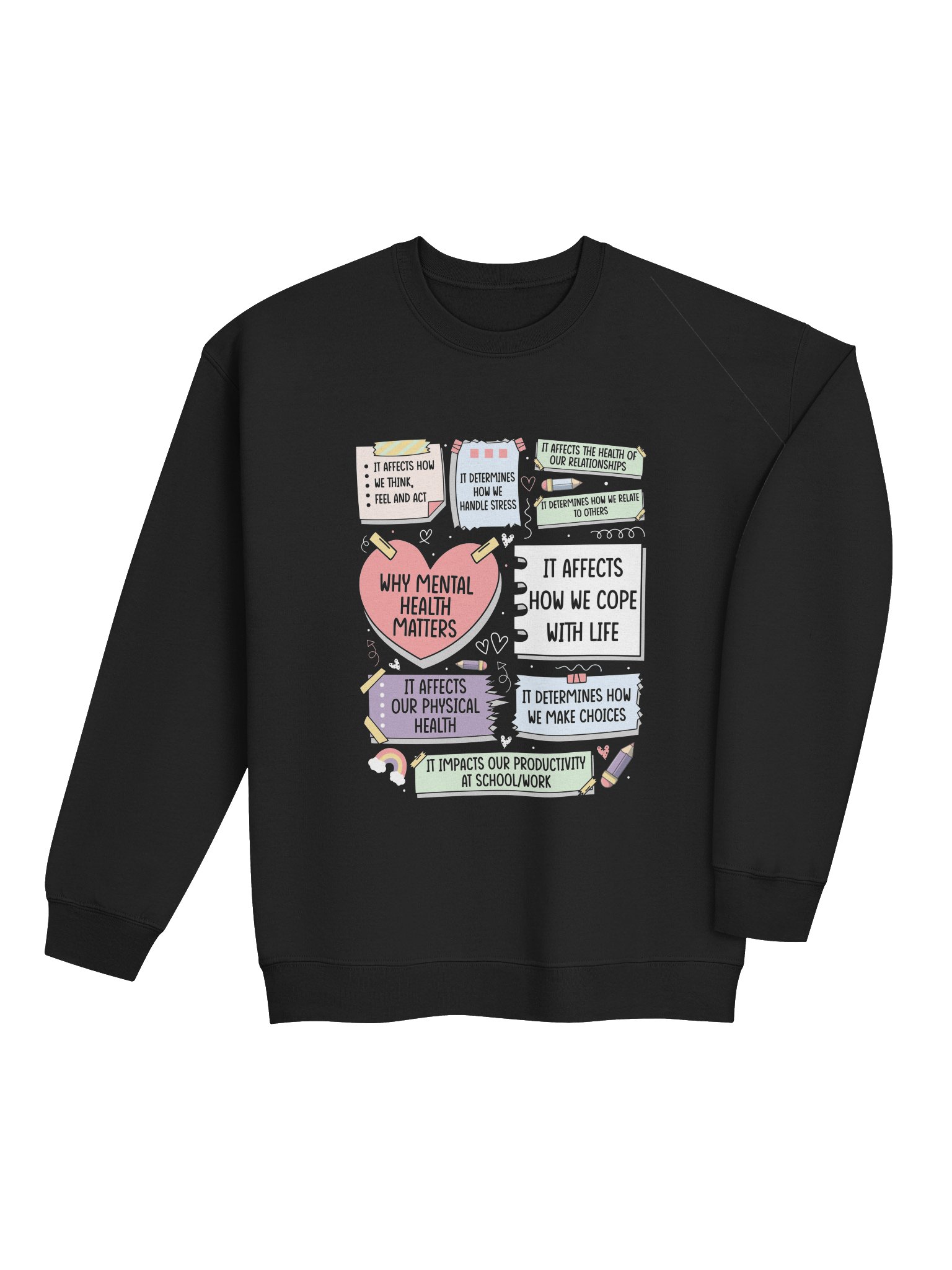 Why Mental Health Matters – Educating for Awareness Mental Health Awareness Sweatshirt product image (4)