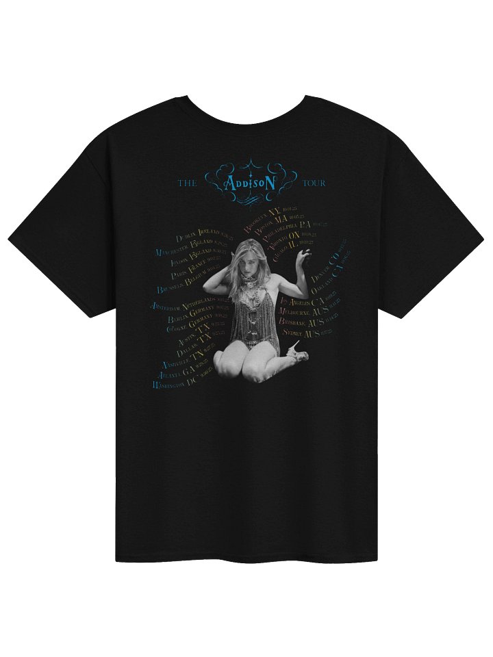 The Addison Tour 2026 Merch Tshirt product image (2)
