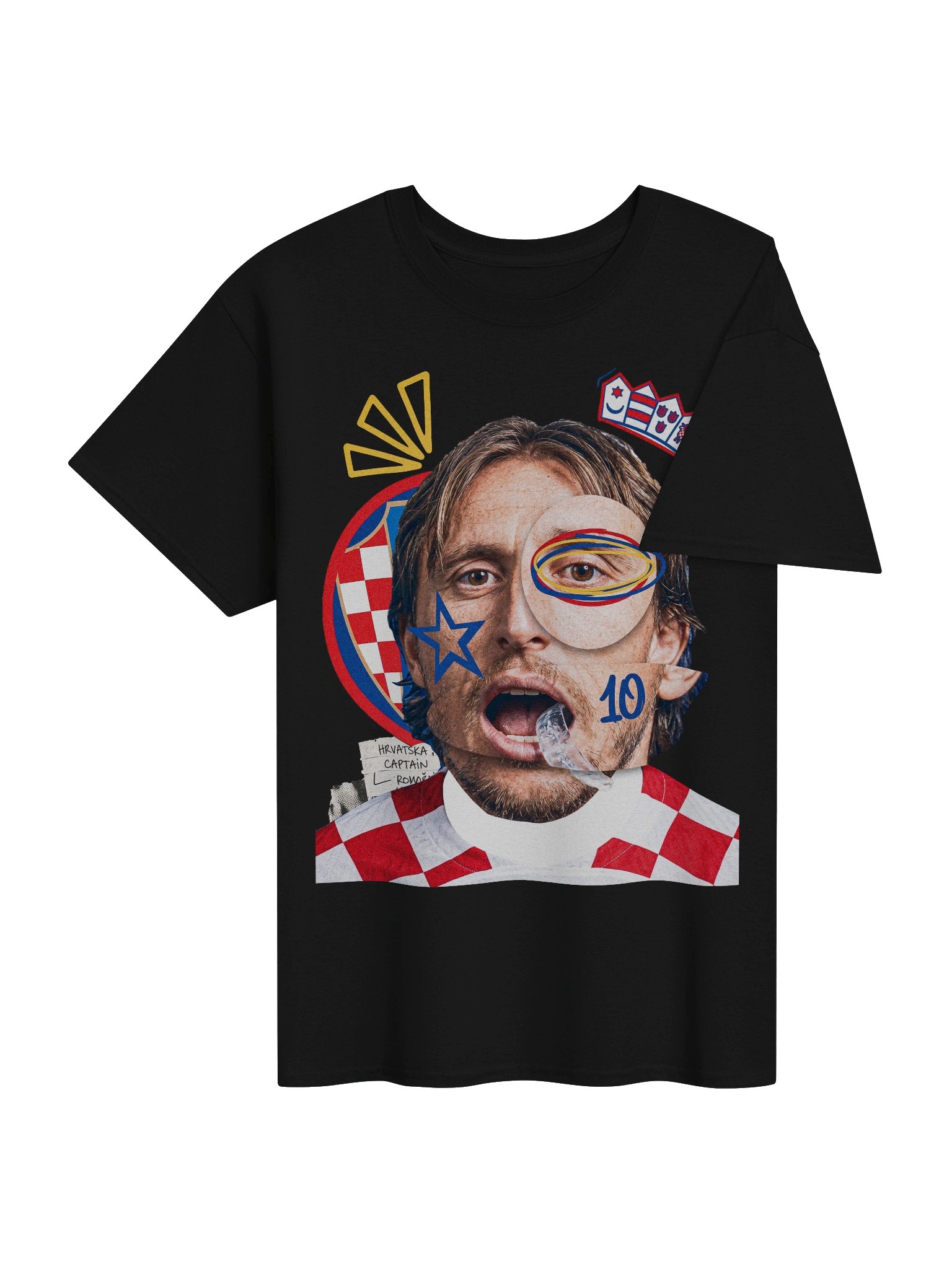 Croatia "Modric" Football Icon T-Shirt product image (4)