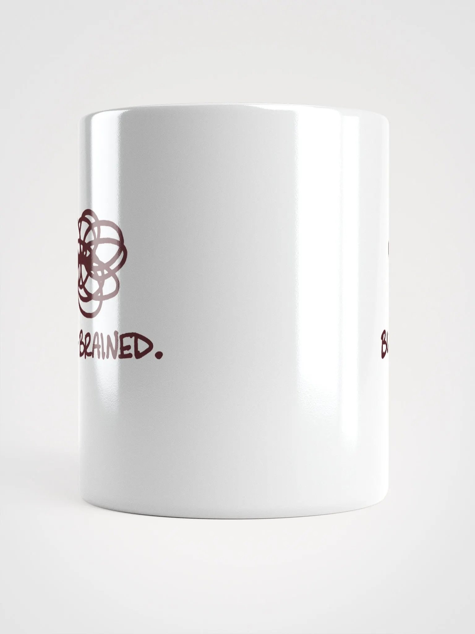BUSY-BRAINED (maroon design) mug product image (9)