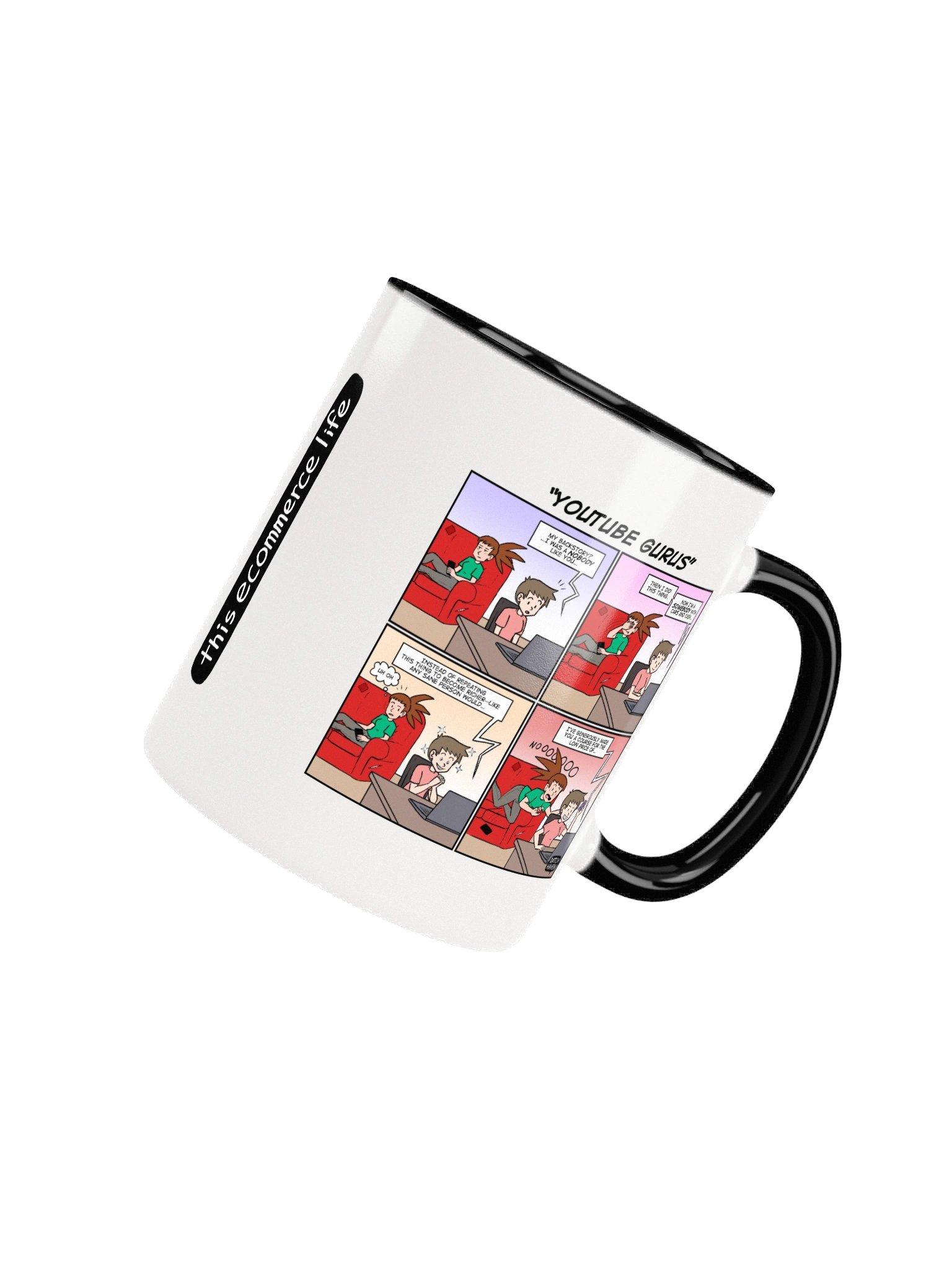 "YouTube gurus" mug product image (8)