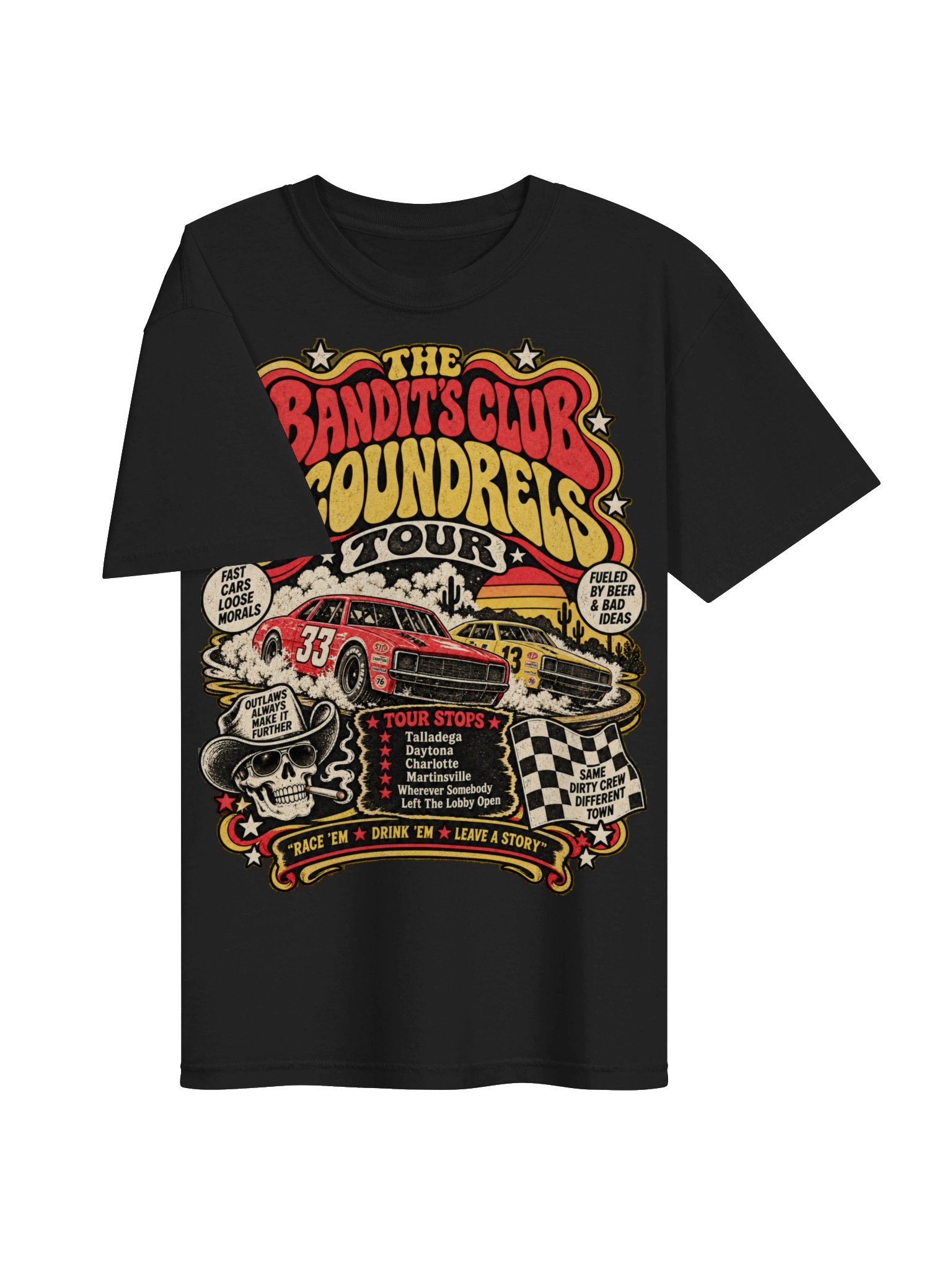 Bandits Racing Club — Scoundrels Tour Tee product image (3)