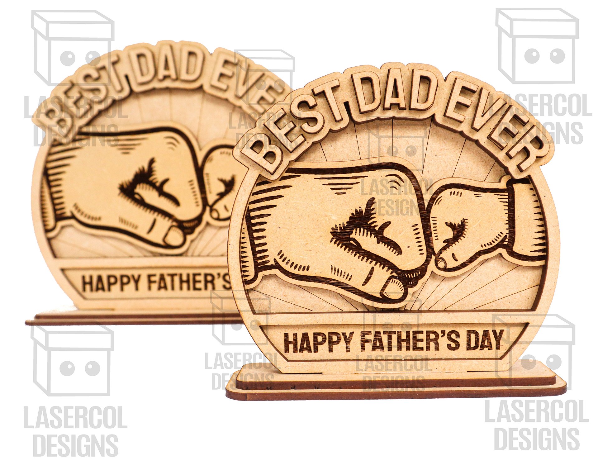 Father's Day Gift Plaque Bundle (Set 1-2) - Laser Cut Files product image (5)