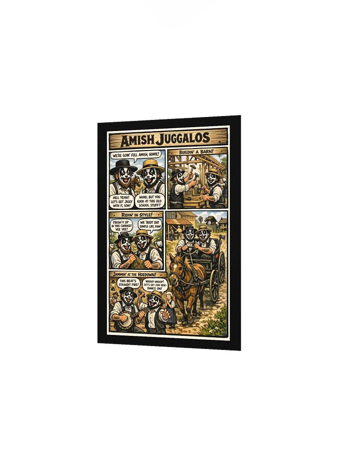 🐴 Amish Juggalos – 5x7 Matte Poster product image (2)