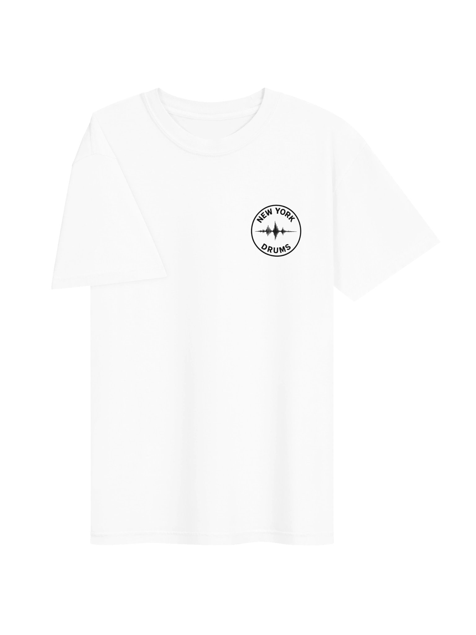 New York Drums Logo Tee - White or Ivory product image (3)