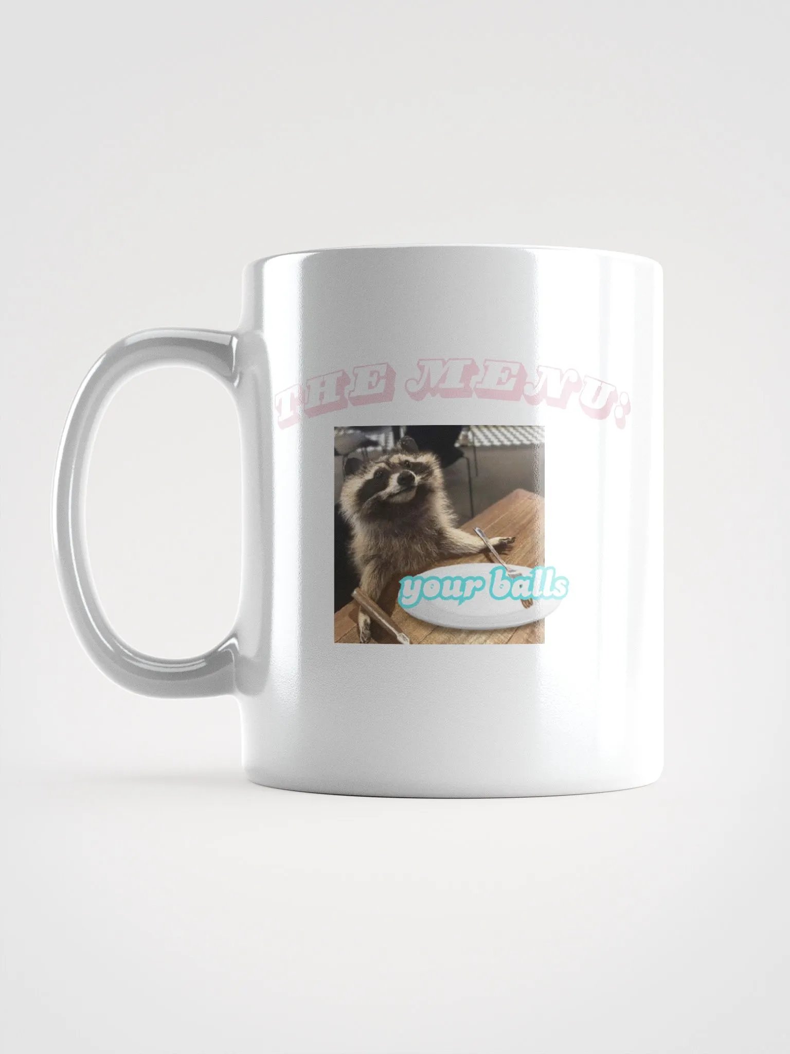 The Menu: Your Balls, Raccoon Mug, Small product image (6)