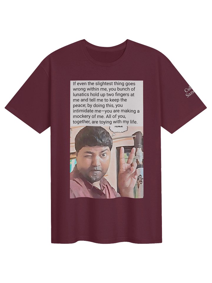 Sandeep Warning Graphic T product image (11)