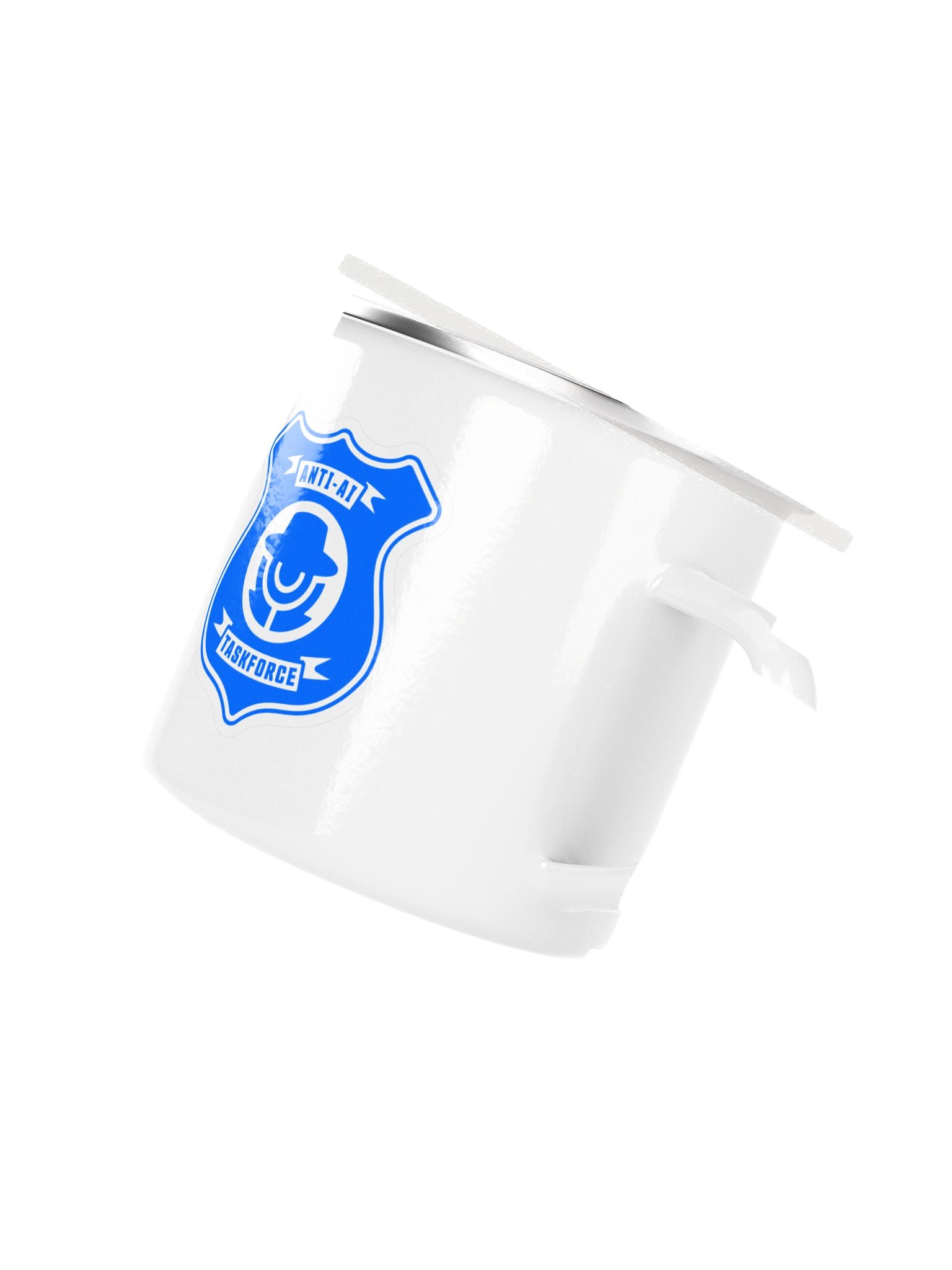 PosterSpy Anti AI Taskforce Enamel Mug product image (5)