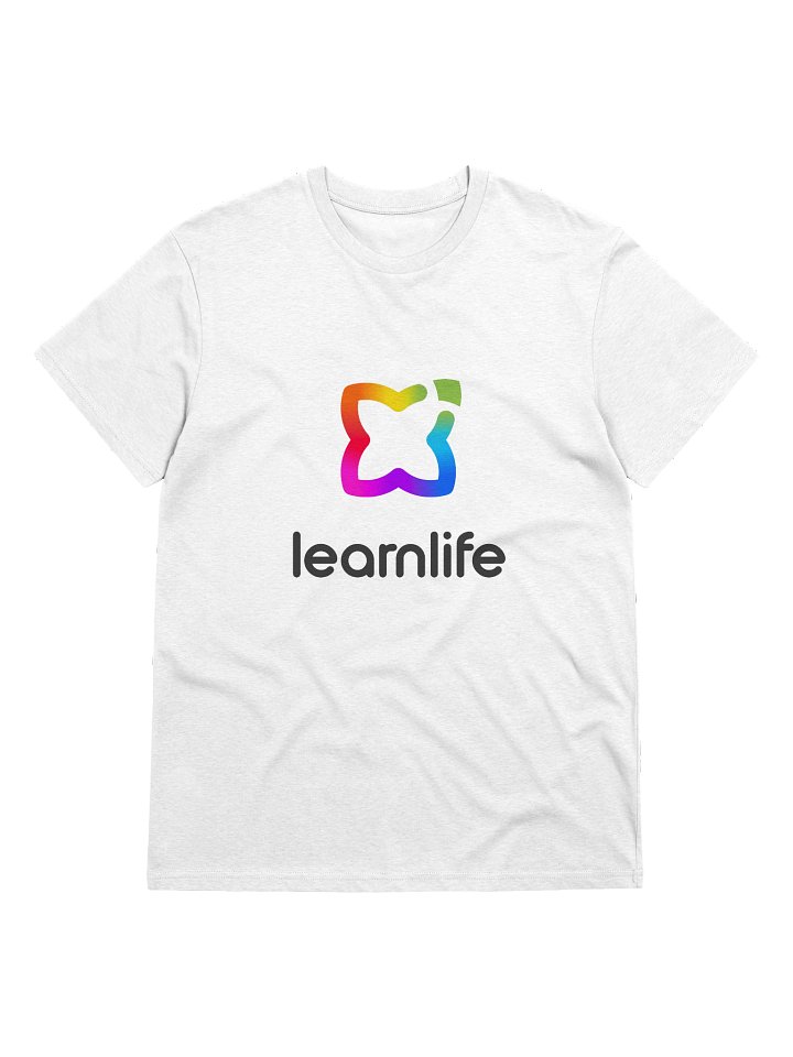 Adult/Teen Tee - Organic - Vertical Logo - Rainbow & Charcoal product image (1)