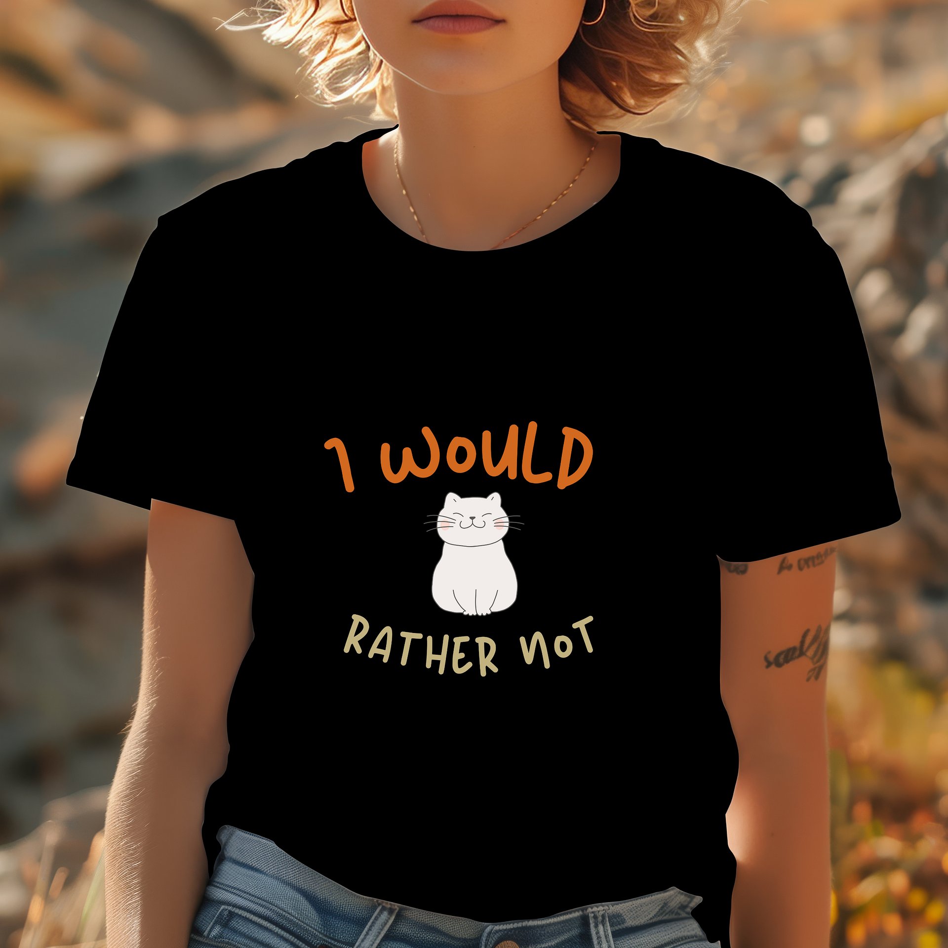 I Would Rather Not T-Shirt product image (1)
