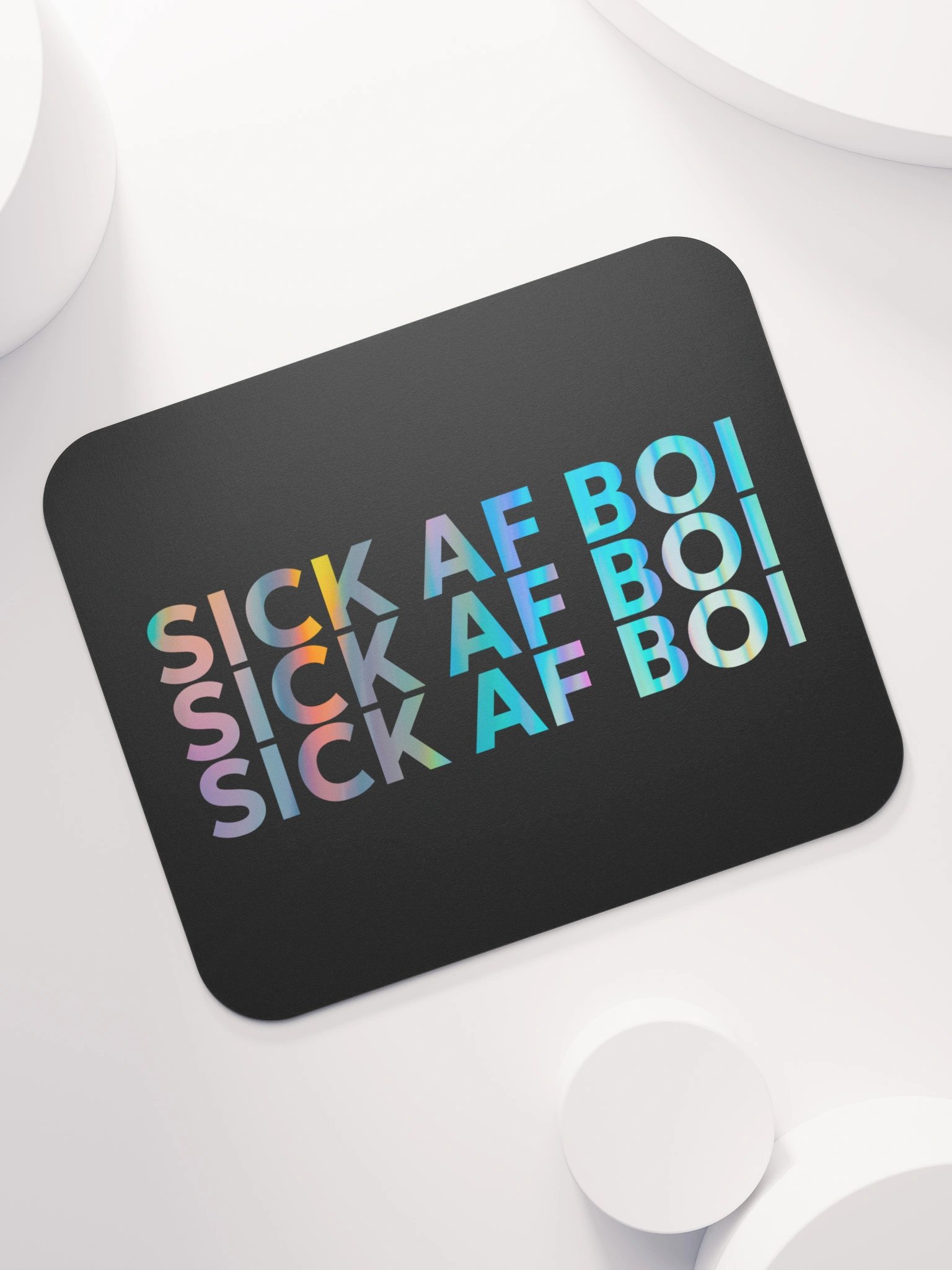 Sick AF Boi Mousepad | Runesy Merch Collection | Classic Mousepad product image (7)