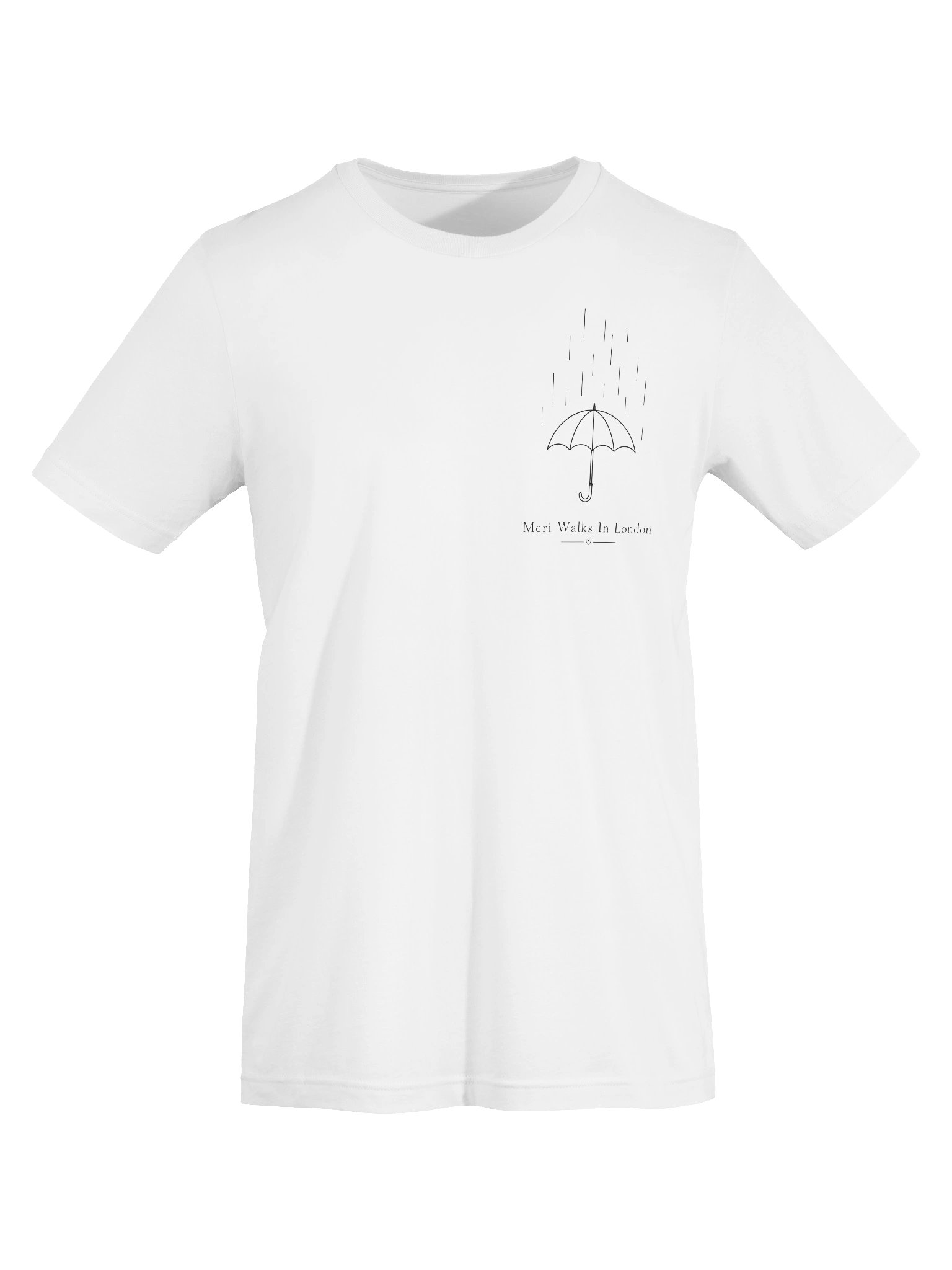 Bella+Canvas Supersoft T-Shirt | Minimal Umbrella Design W product image (7)