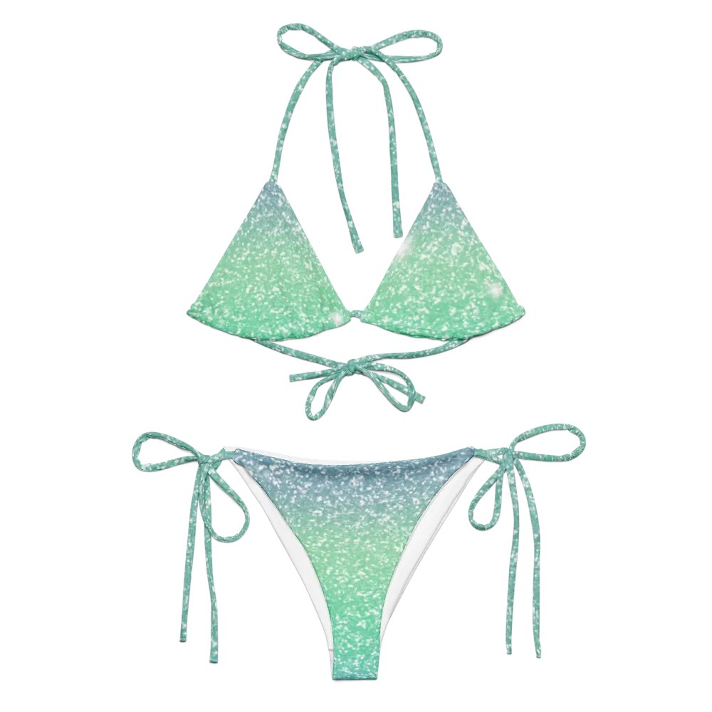 Glitter Unicorn Texture Design String Bikini (8) product image (1)