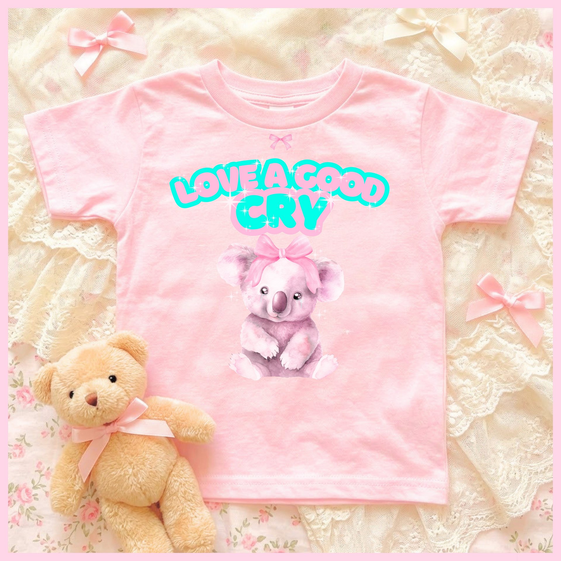 LOVE A GOOD CRY💦🩷Super Soft🪽T-shirt🩷 product image (1)