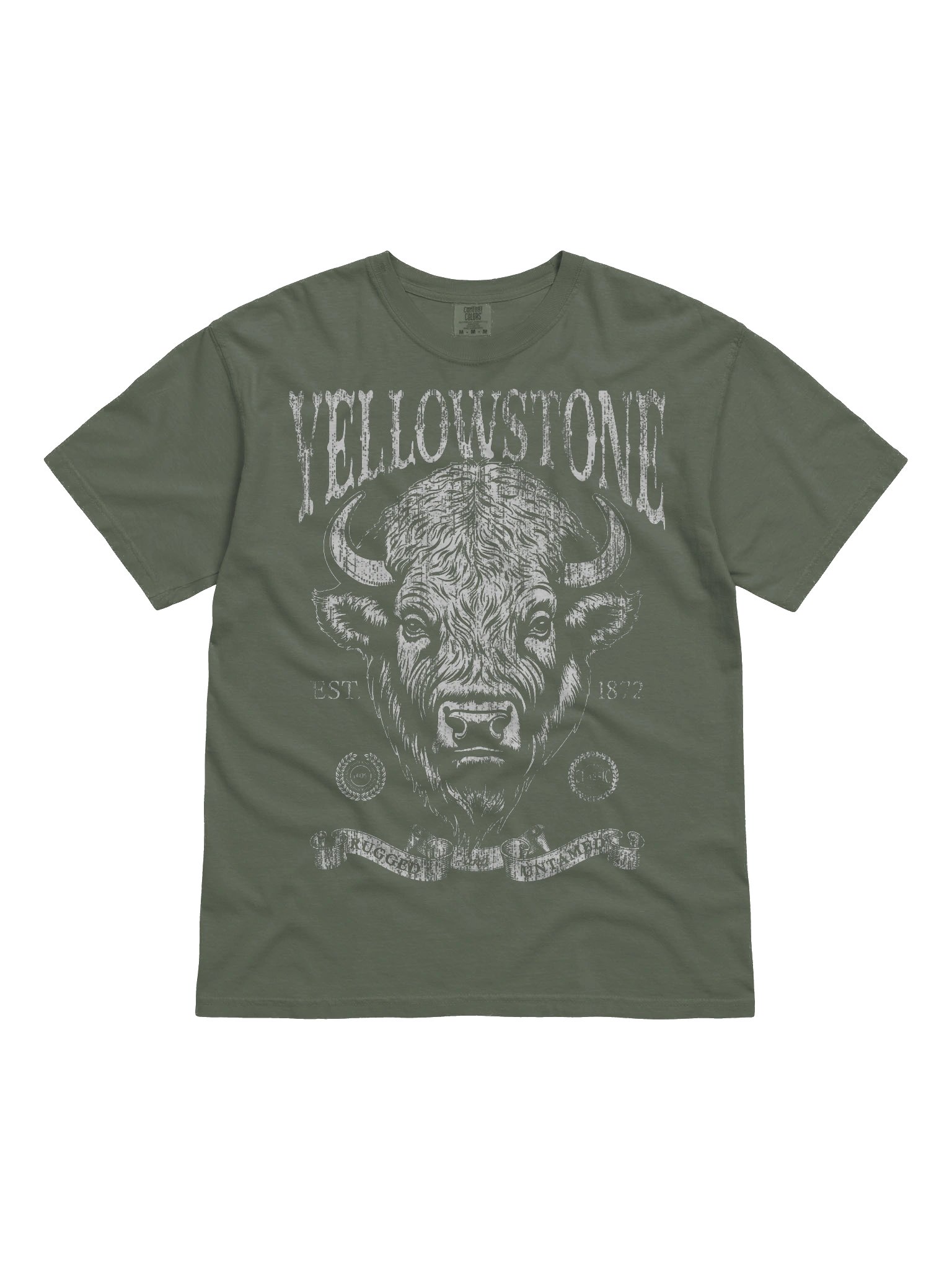 Yellowstone Shirt – Vintage Bison National Park Graphic Tee (Est. 1872) product image (4)