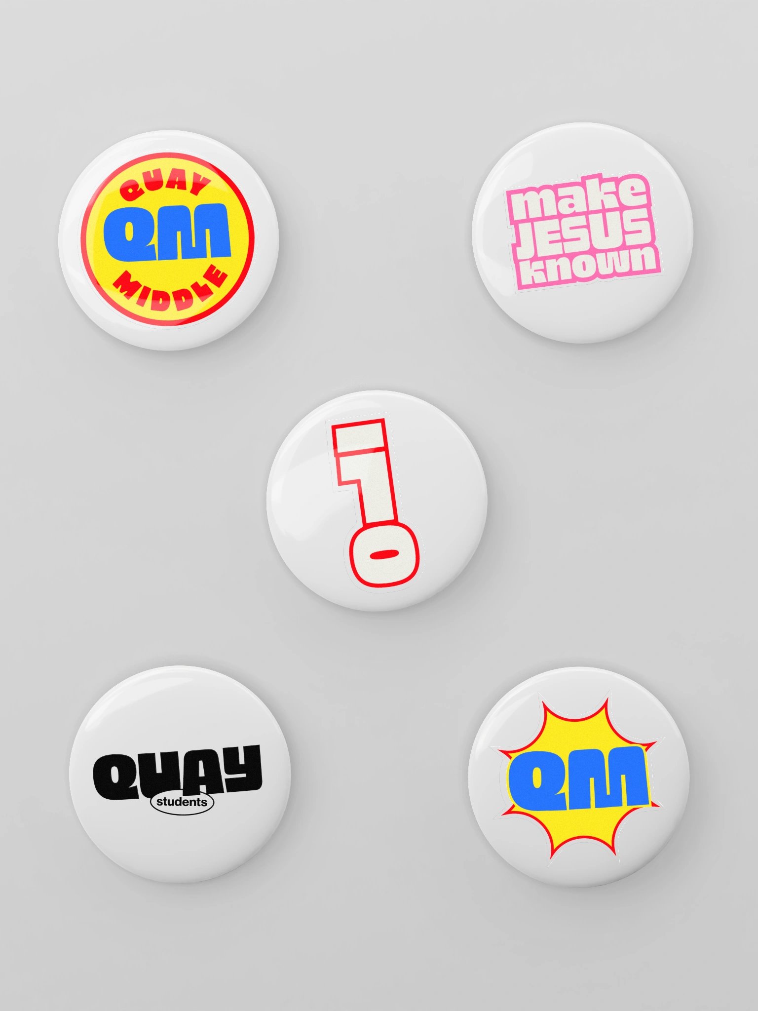 quay students MS button pin pack product image (1)