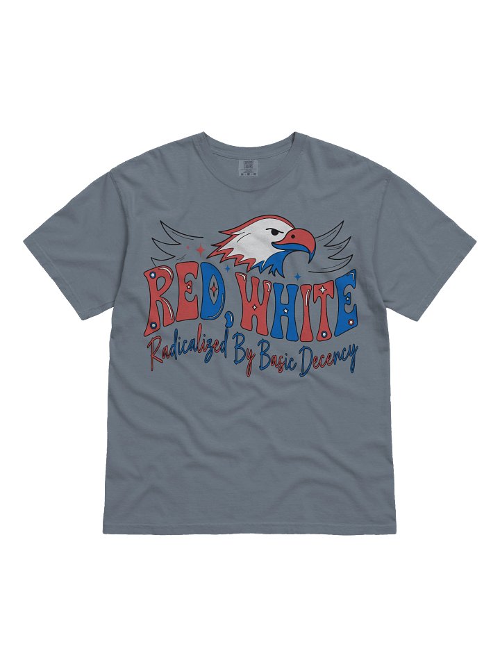 Radicalized By Basic Decency, Patriotic USA 250 Eagle Shirt product image (12)