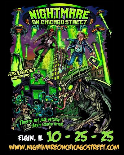 🚨 CHICAGO! WE’RE COMING HOME! 🚨

Excited to announce that we’re headlining this year’s Nightmare on Chicago Street in Elgin, ...