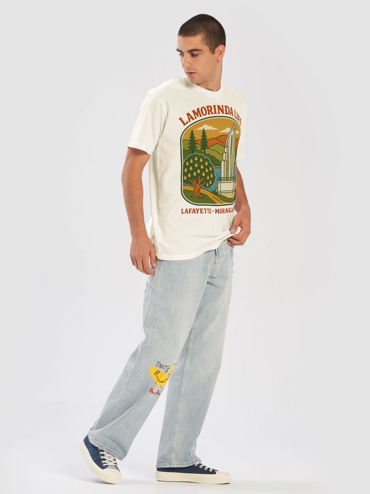Lamorinda Life Three Towns Graphic T-Shirt product image (6)