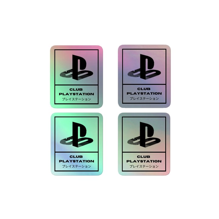 Club PlayStation Holo Sticker Set product image (2)
