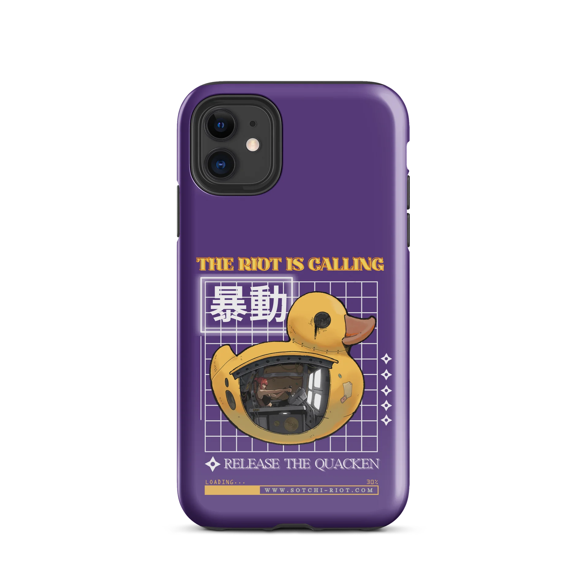 [iPhone Cases - PURPLE EDITION ] THE RIOT IS CALLING. RELEASE THE QUACKEN product image (2)