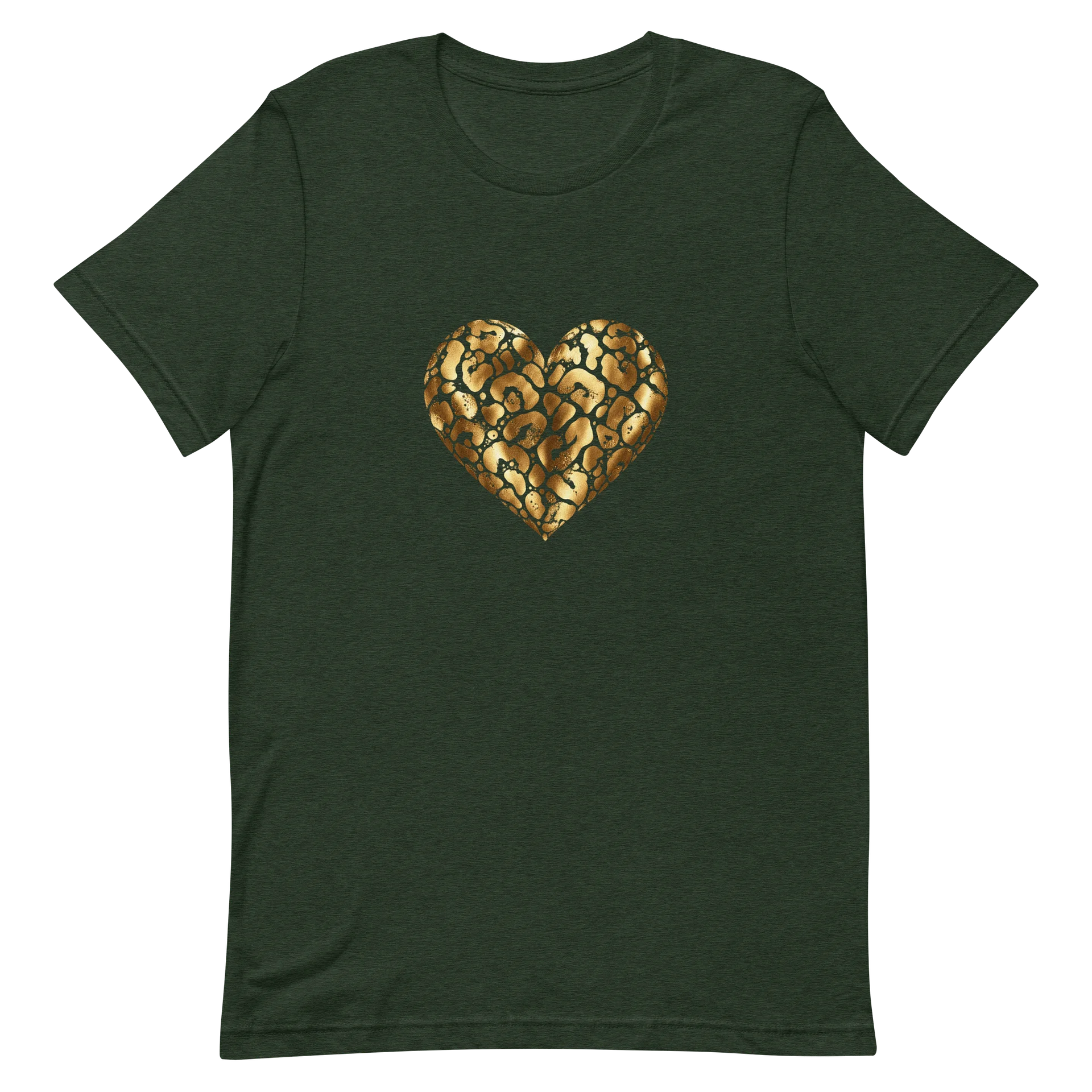 Gold Glitter Heart Tee product image (21)