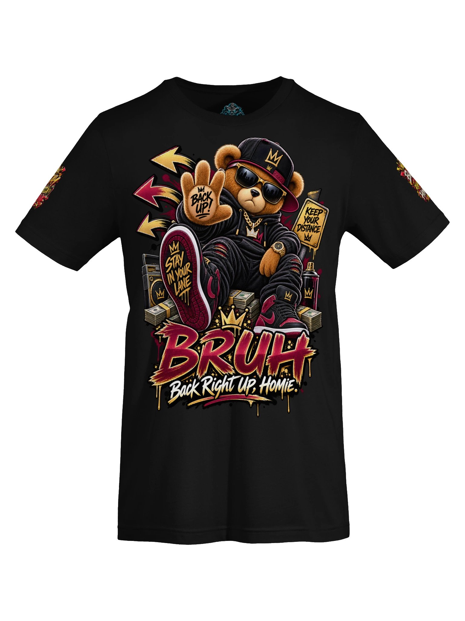BRUH Tee – Back Right Up, Homie product image (5)