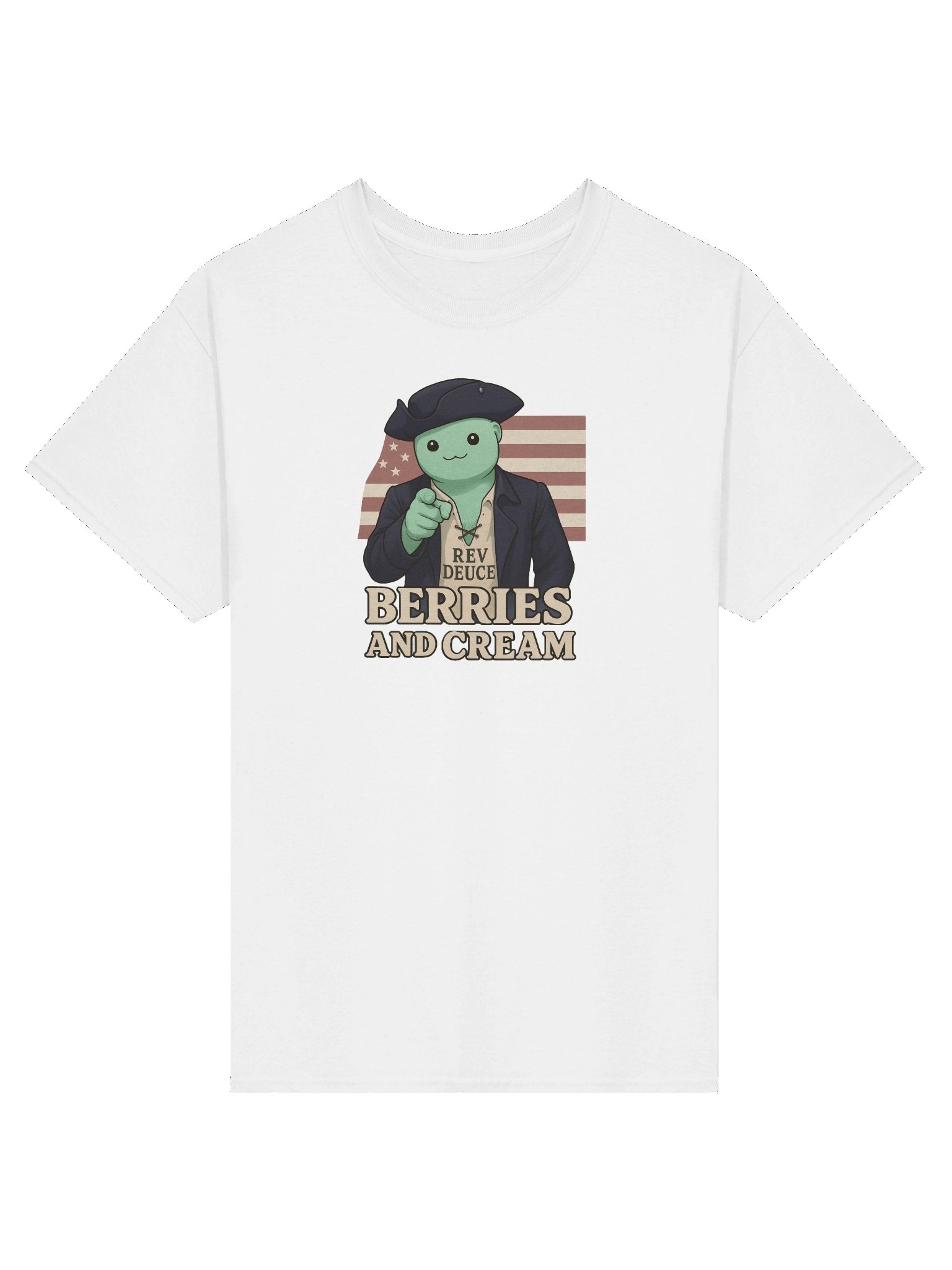 Berries & Cream Summer White Tee! product image (1)