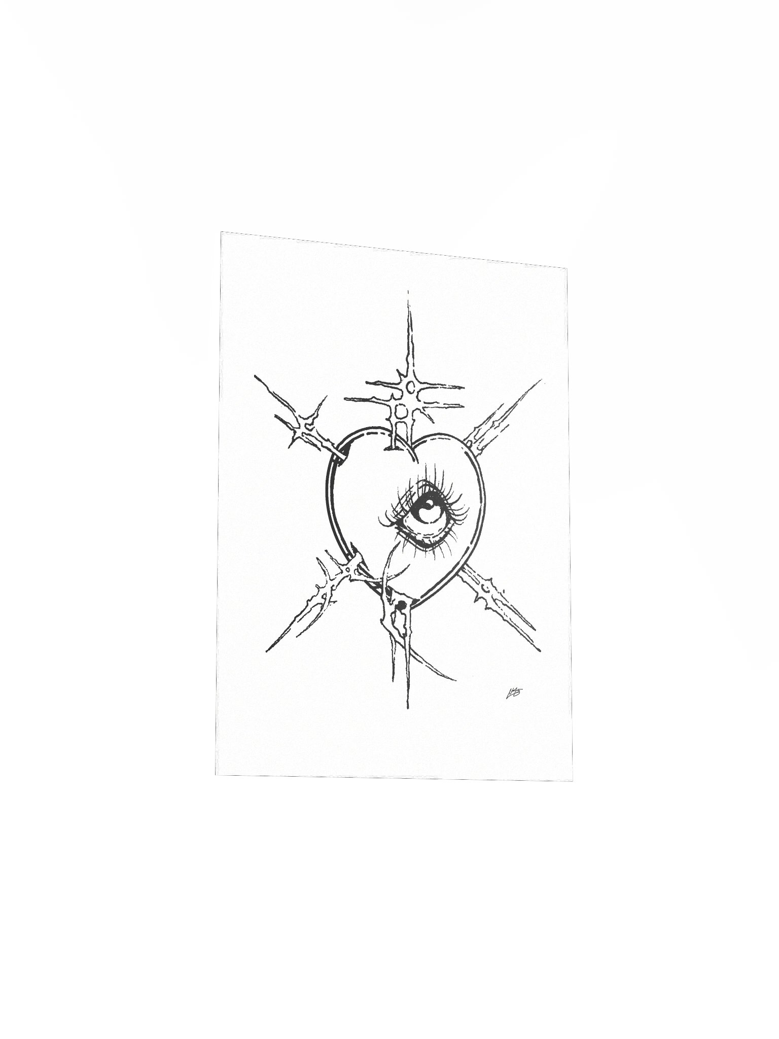 HEART SIGIL PRINT product image (3)