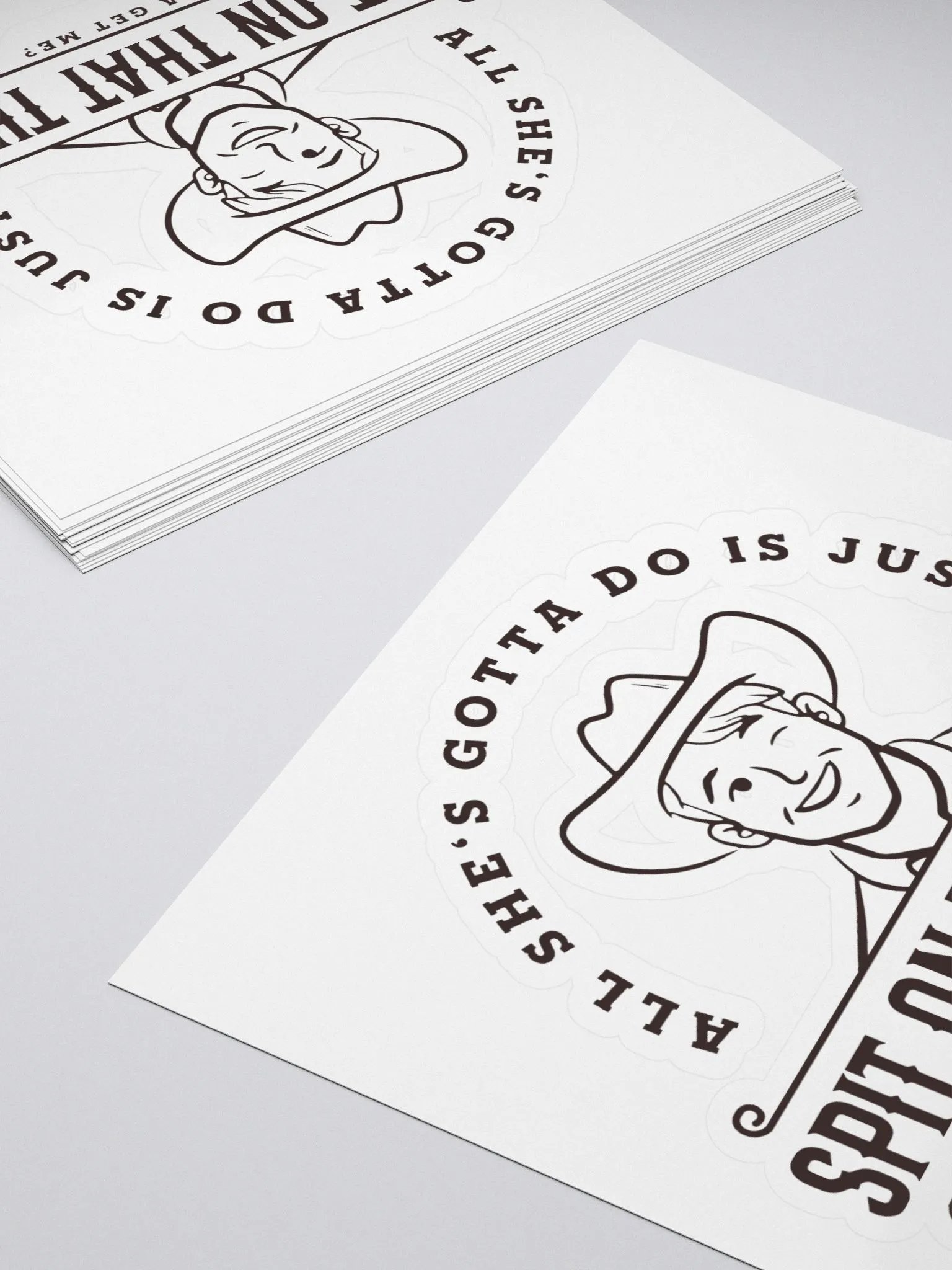 All She's Gotta Do is Just Spit on that Thang Sticker product image (4)