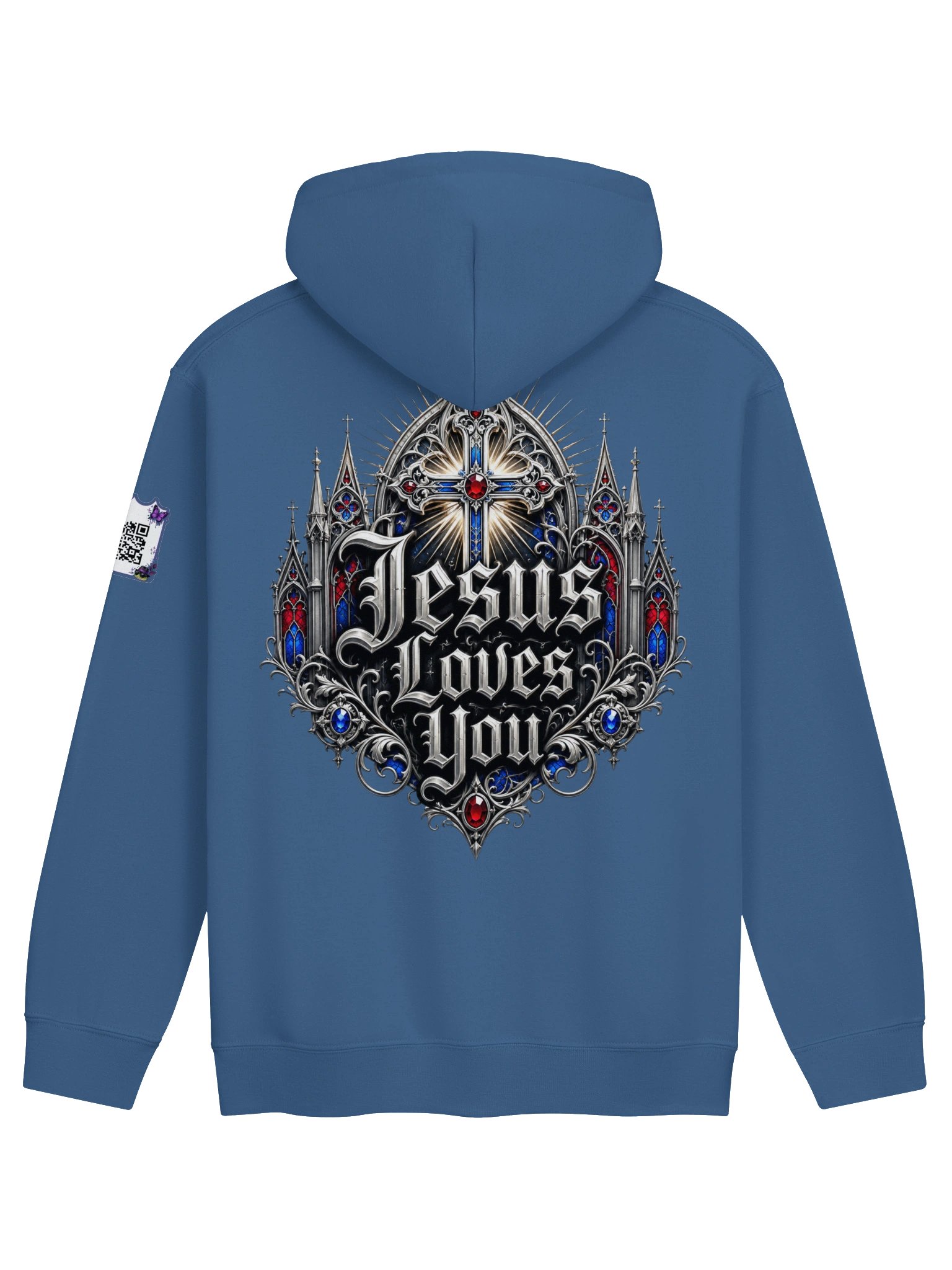 Jesus Loves You (3) Hoodie w/QR product image (1)