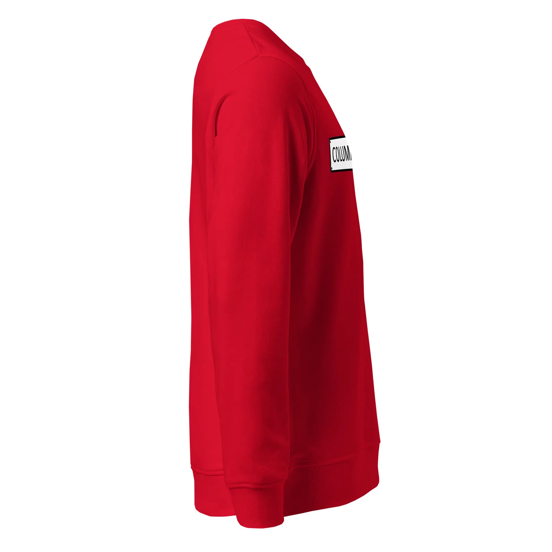 Columbia Road E.2. Unisex Organic Sweatshirt (Red) product image (4)