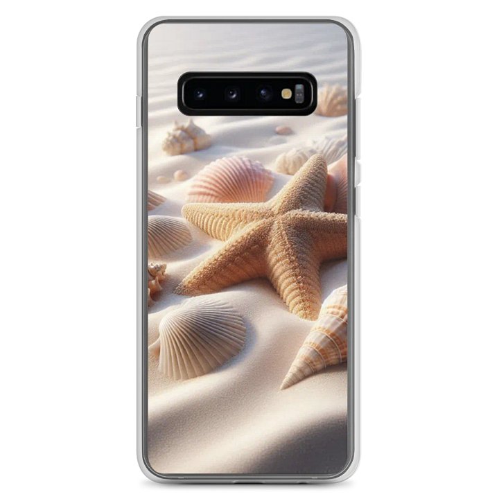 Seashell Serenity Samsung® Clear Case | AI Design product image (2)