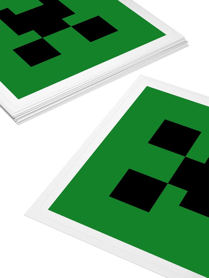 Creeper Face Sticker - Minecraft Stickers product image (2)
