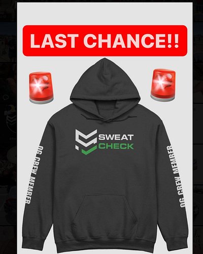1 WEEK LEFT TO ORDER THE OG CREW HOODIE THEN THEY ARE GONE FOREVER! SWEATCHECKHQ.COM! LINK IN BIO! Thank you all so much for ...