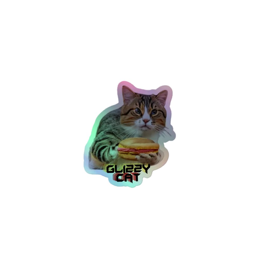 GLIZZY CAT STICKER product image (1)