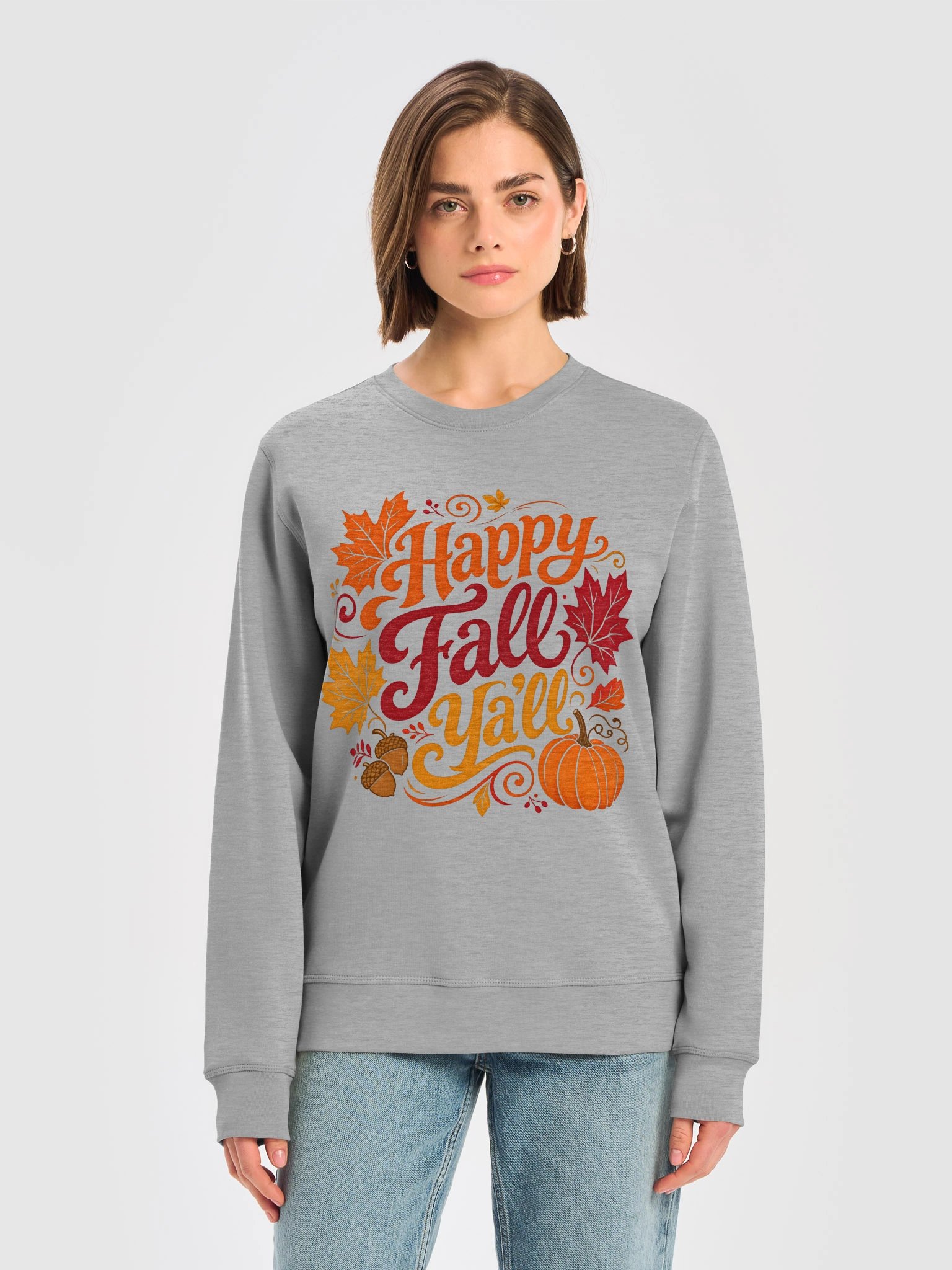 Happy Fall Ya'll Crewneck product image (5)