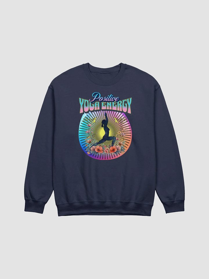 Positive Yoga Energy Relaxed Comfort Crewneck Sweatshirt product image (13)