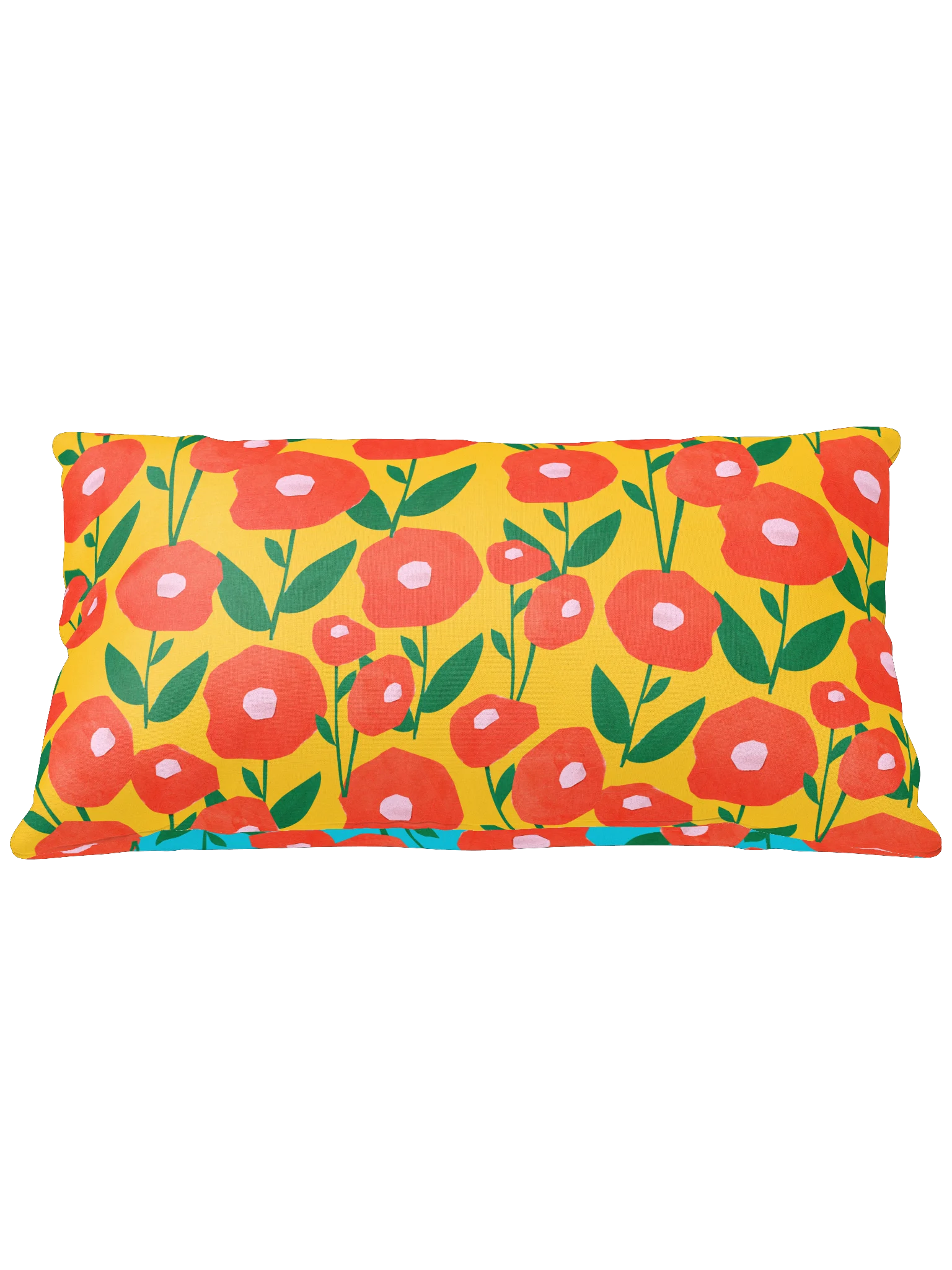 Bold Poppy Floral All-Over Print Pillow product image (1)