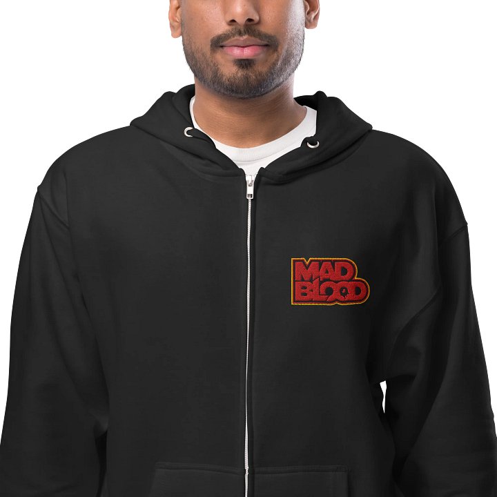 Zip Up Hoodie Stitched Logo product image (1)