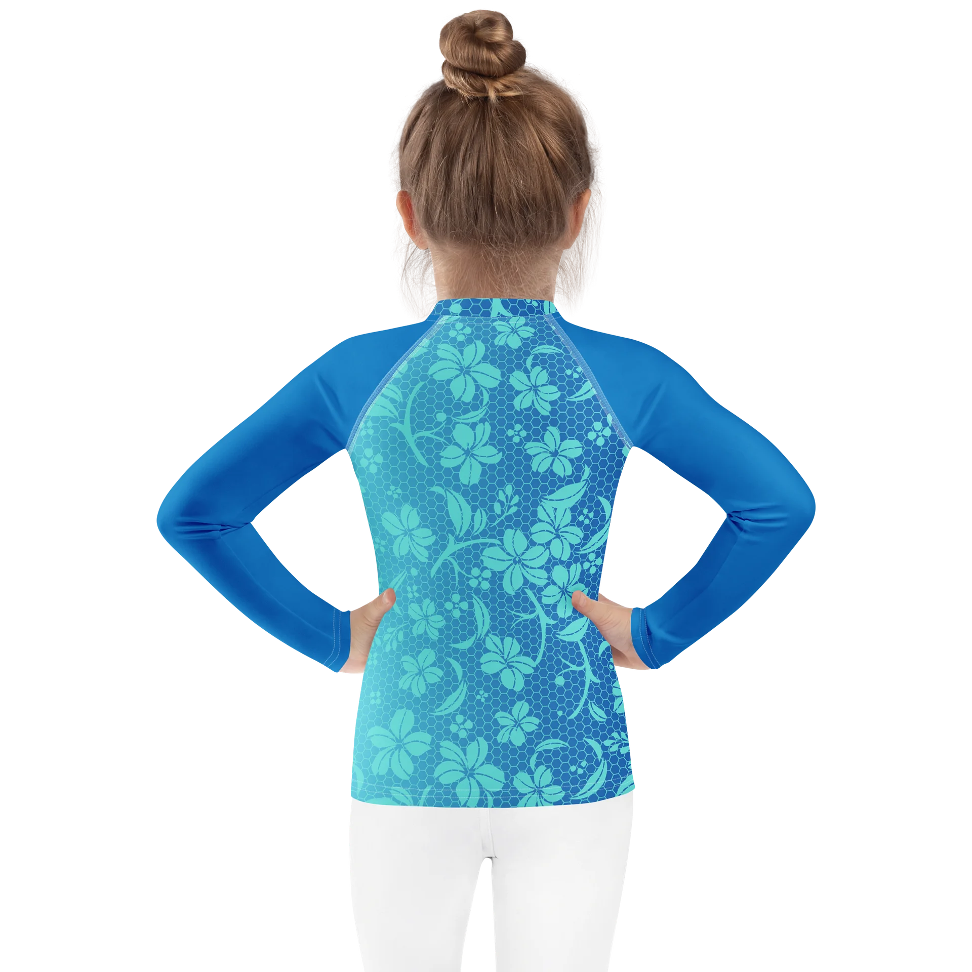 Blue Blossom Kids Rash Guard product image (2)