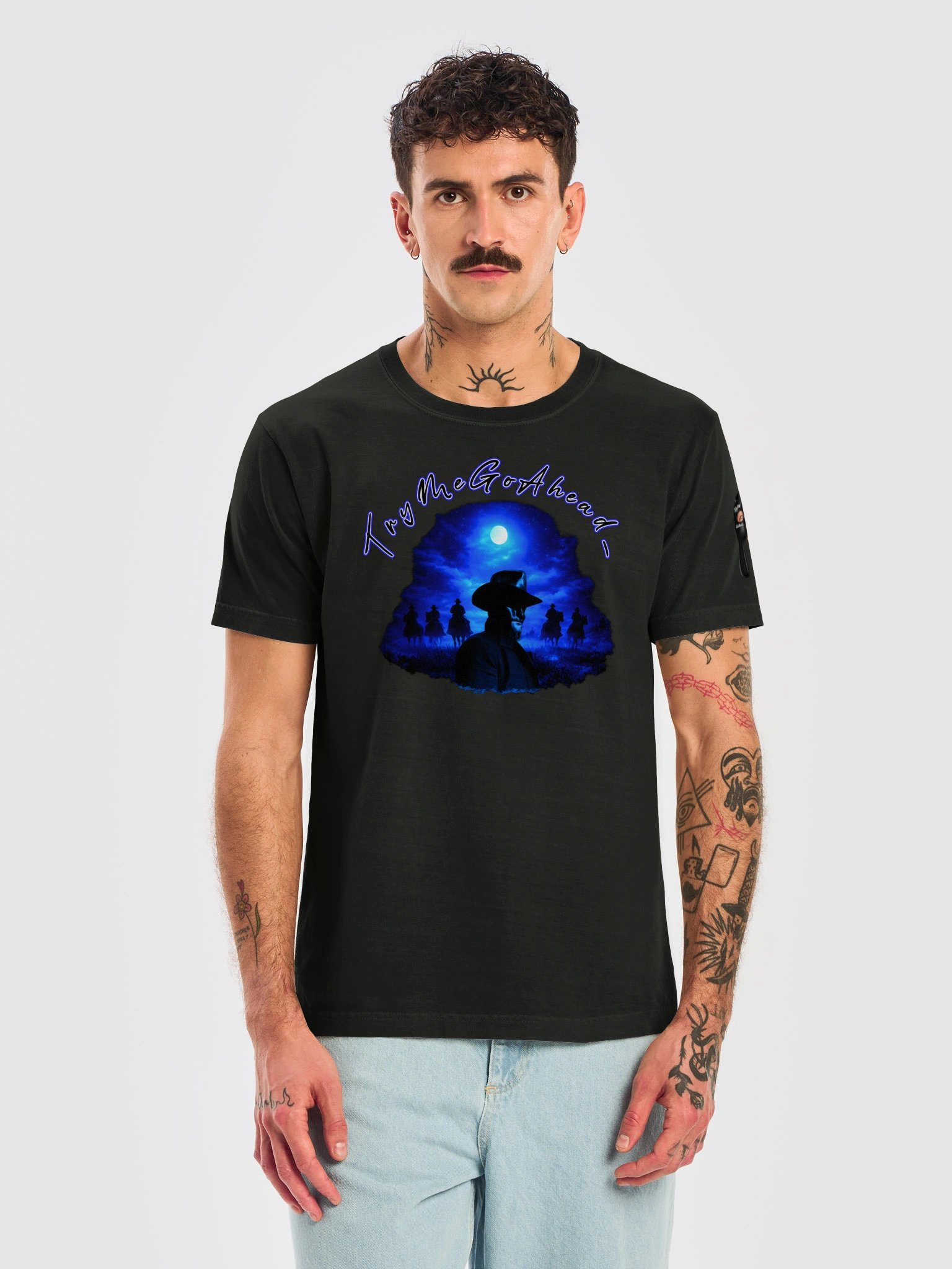 TryMeGoAhead_ Oversized Redemption T-Shirt (blue) product image (5)