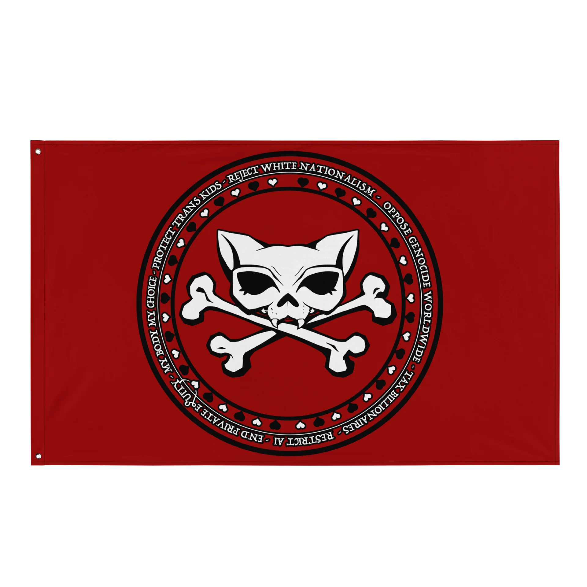 Red My Politics v2 Flag product image (1)