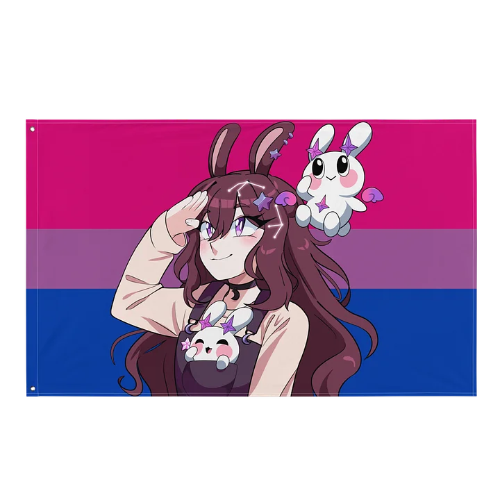 Bi Pride Flag - featuring Yuwuna and Mellow! product image (1)