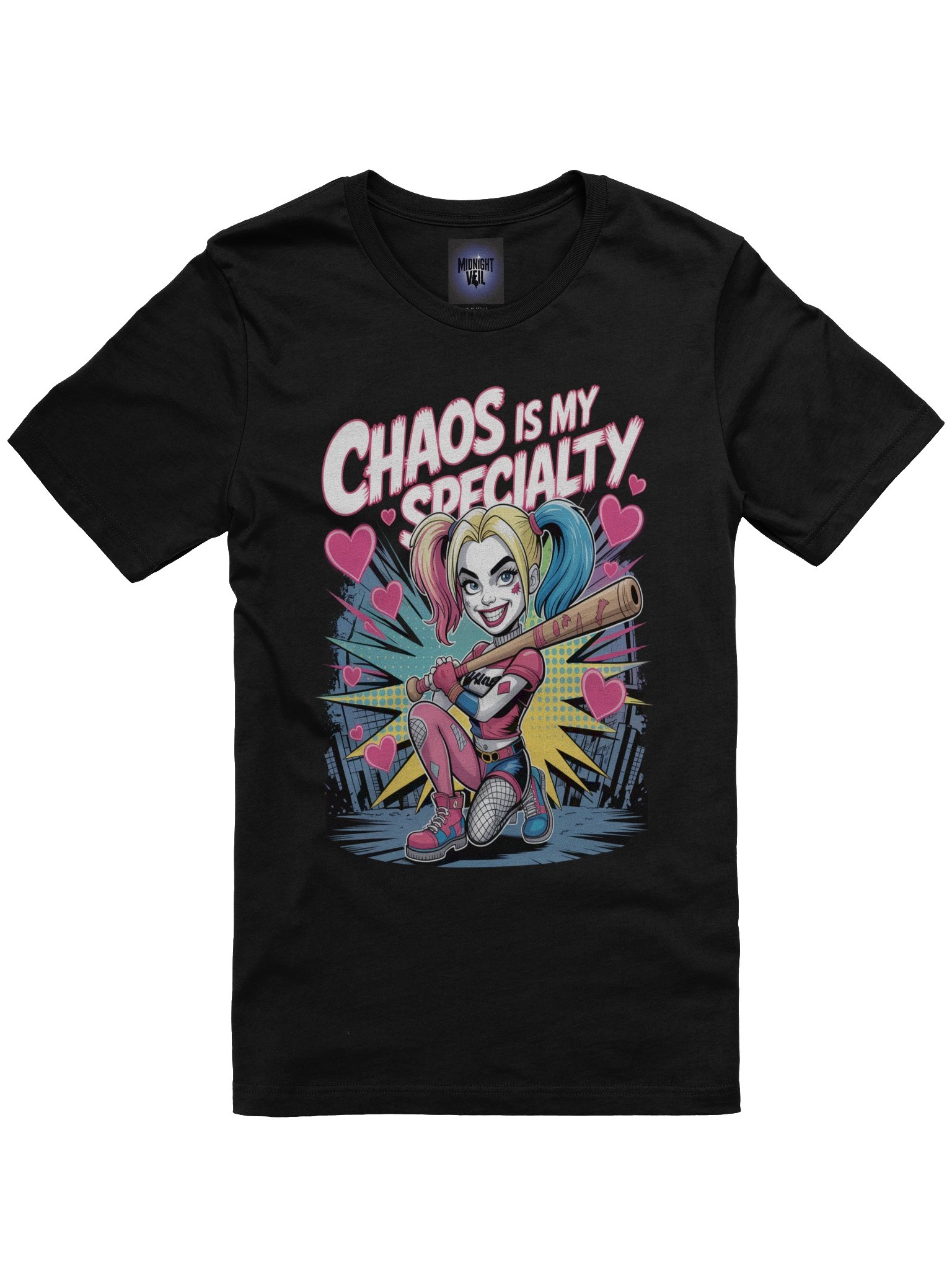 Chaotic Charisma: Harley Quinn Chaos is My Speciality T-Shirt product image (3)