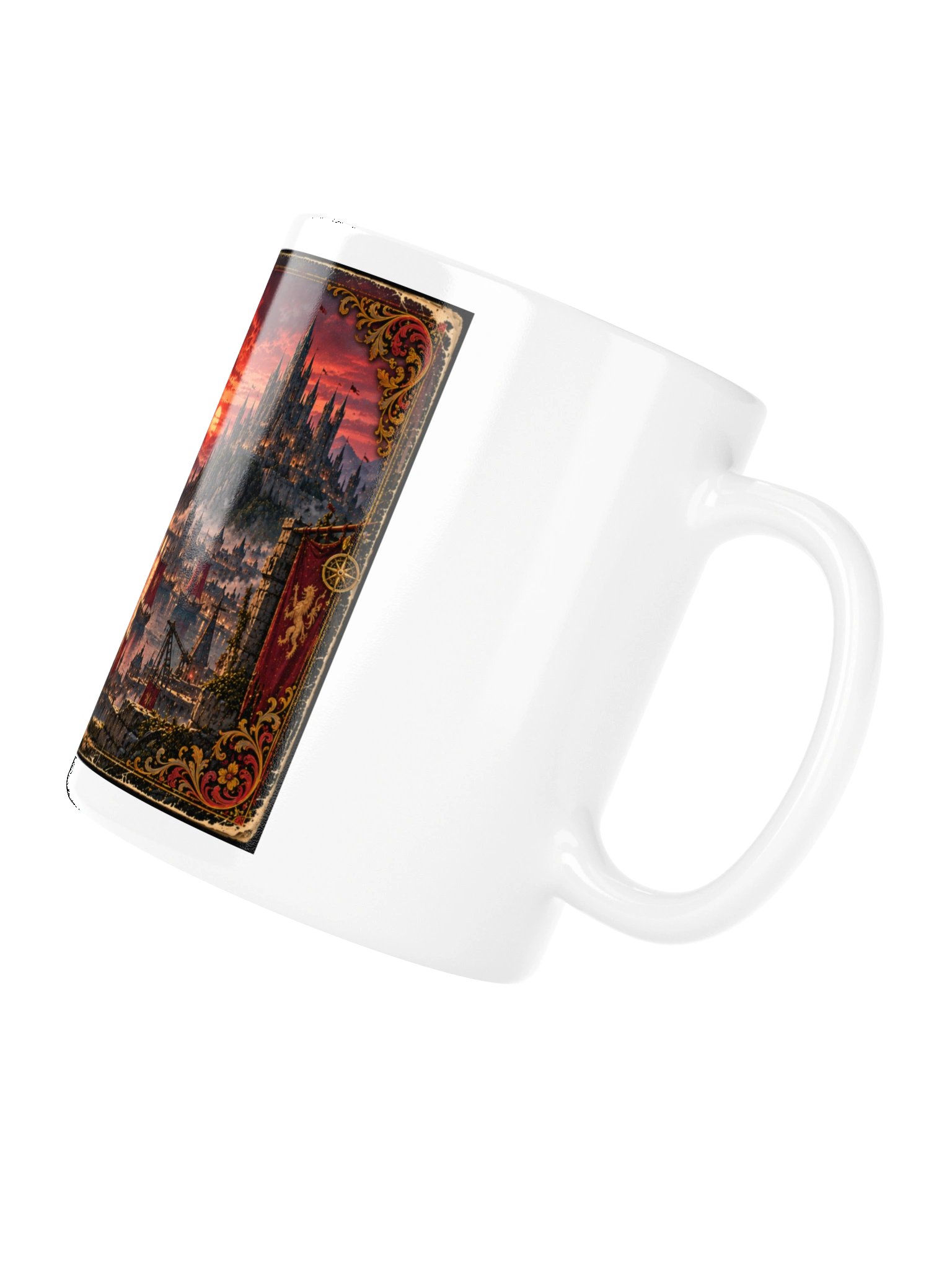 Legends of Kersia – White Ceramic Mug product image (12)