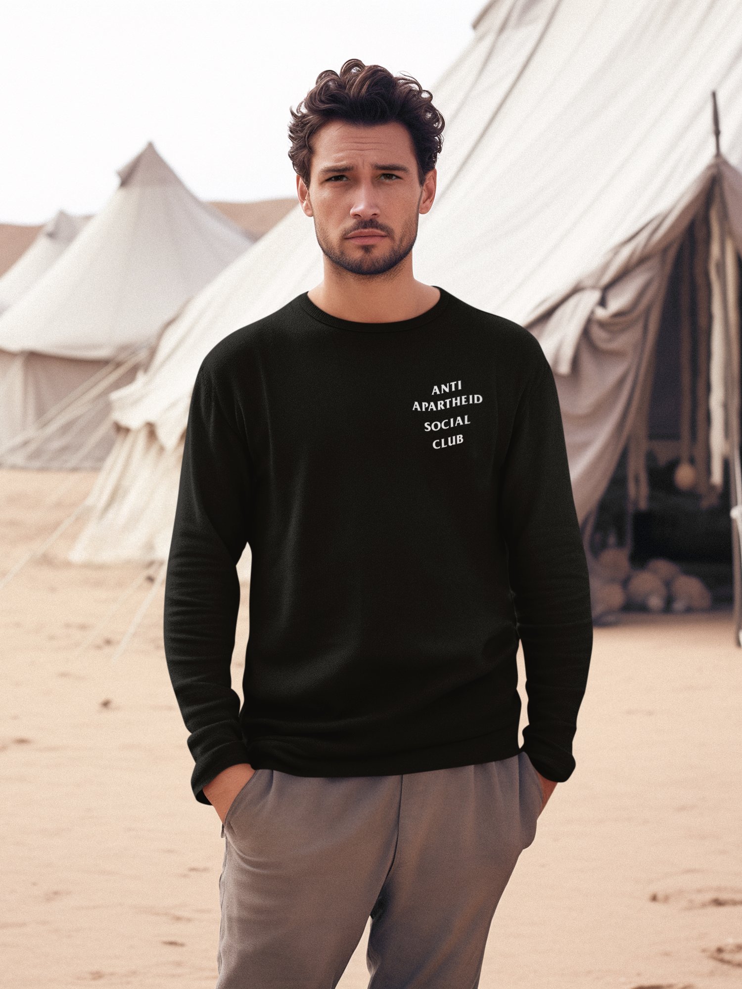 Anti Apartheid Club Dove Long Sleeve Tee product image (2)