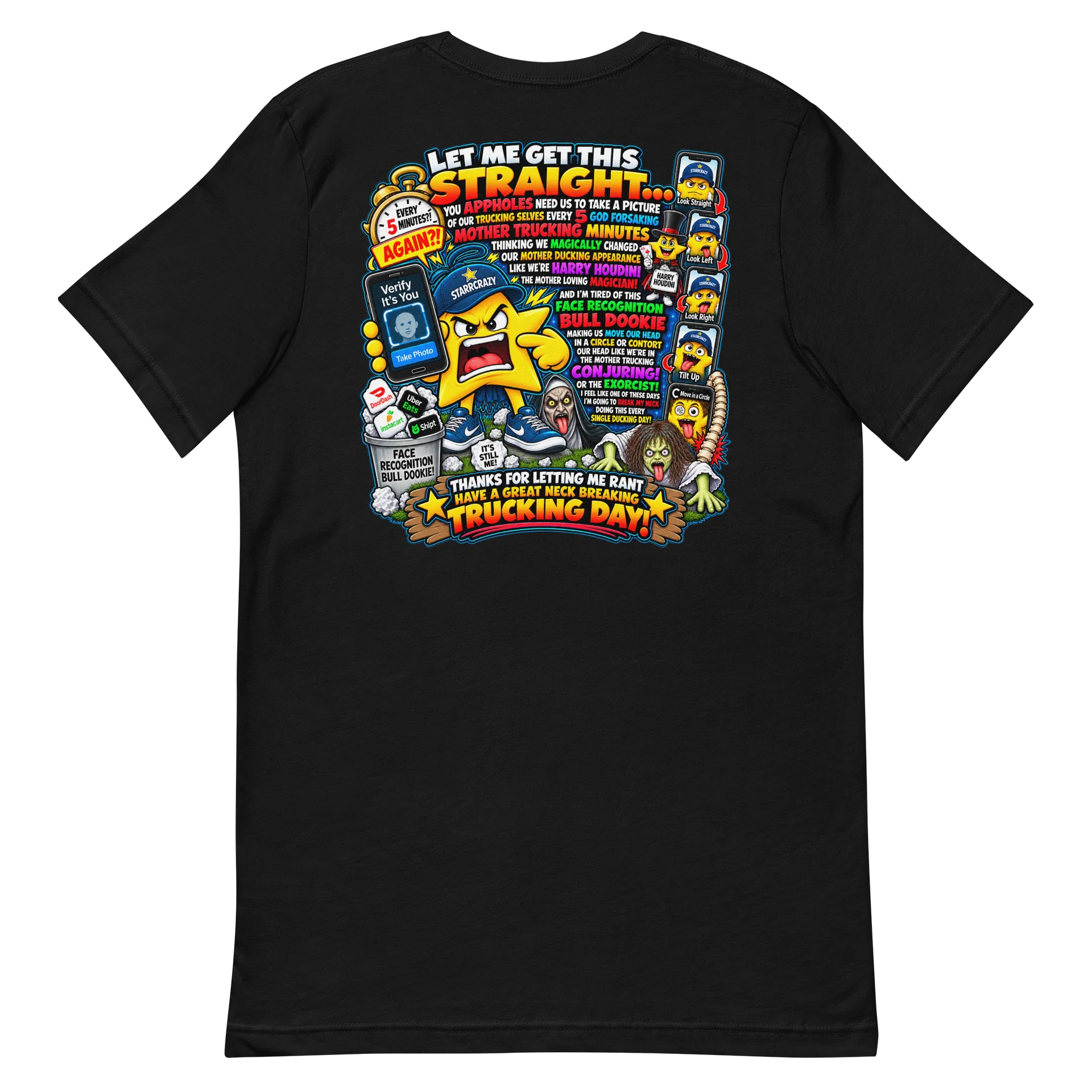 Appholes Face Check – Giggin’ & Ranting Tee ⭐ product image (6)