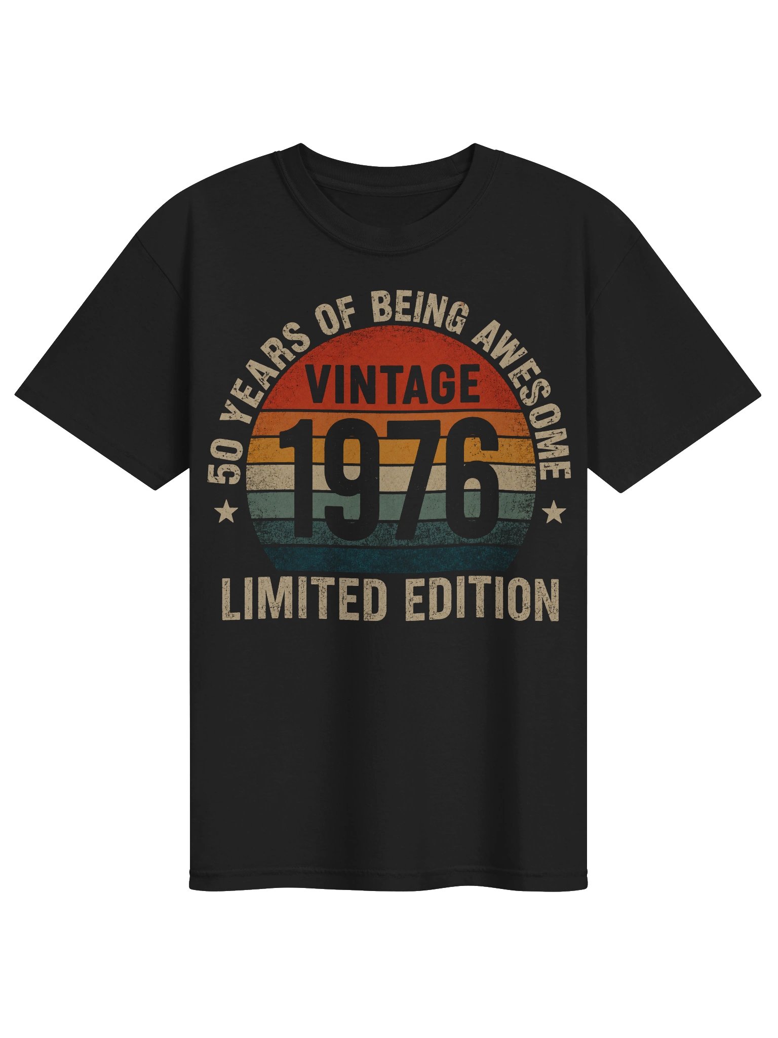 Vintage 1976 Limited Edition 50 Years of Being Awesome T-Shirt product image (1)